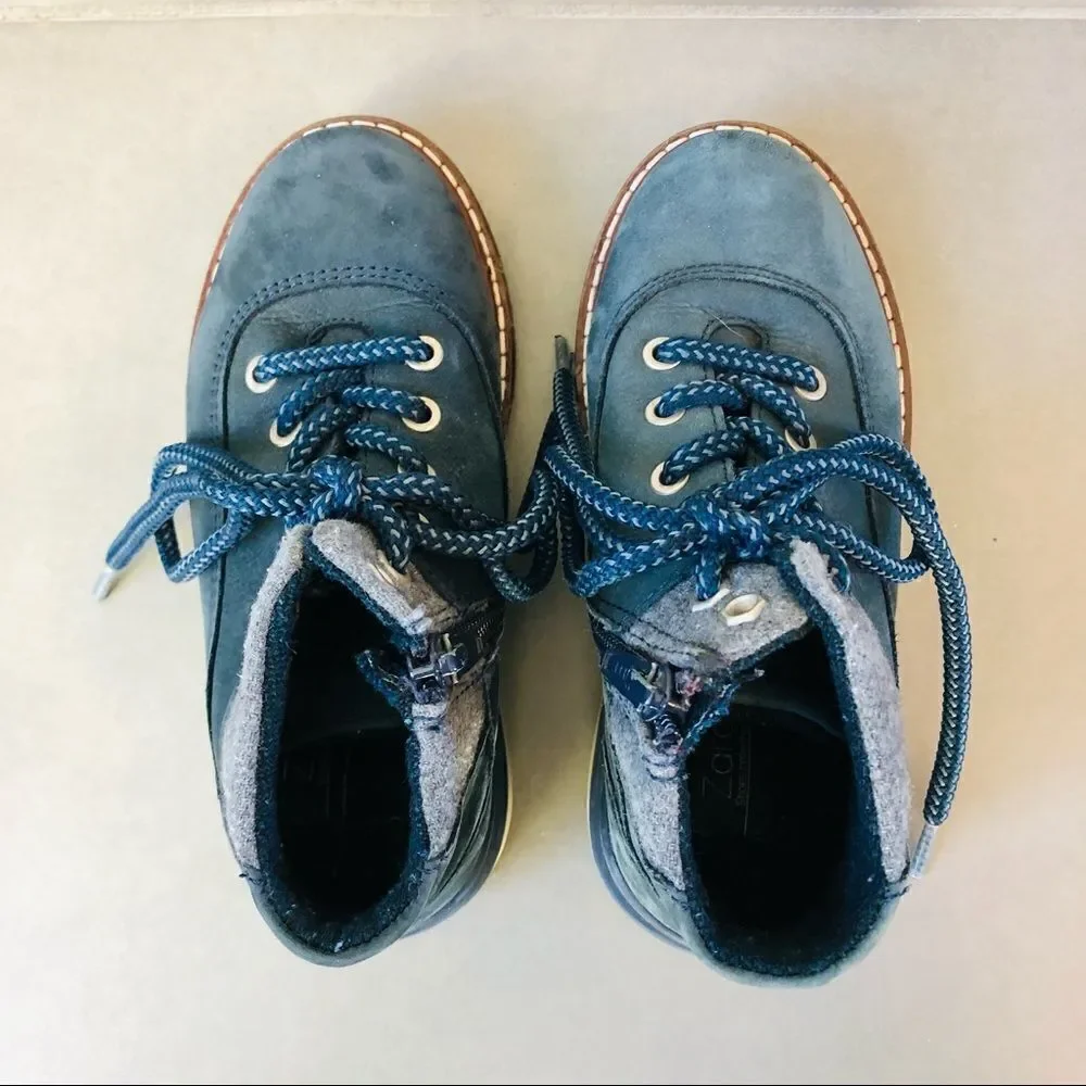 Zara Boys Suede Hiking Boots